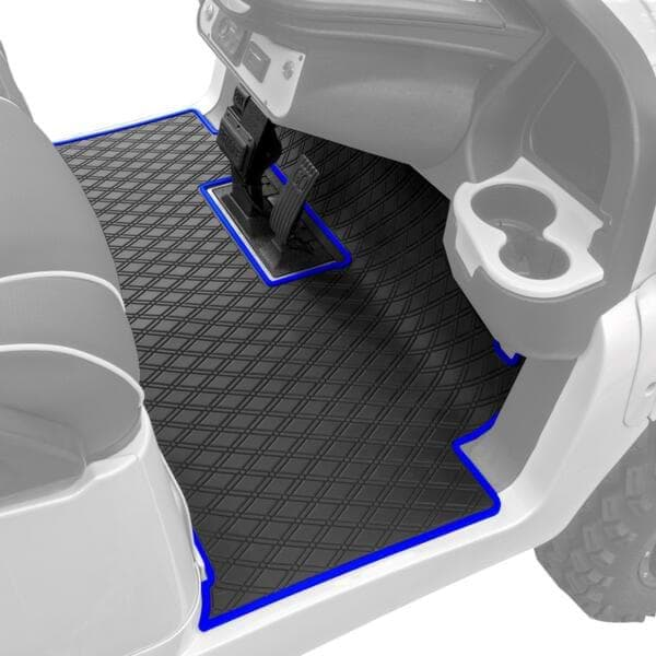 Picture of Xtreme Floor Mats for Club Car Precedent / Onward / Tempo / Villager & V4L - Black/Blue