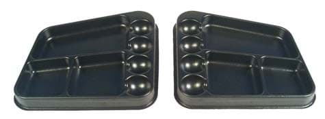 Picture of Black plastic dash organizer (2/Set)