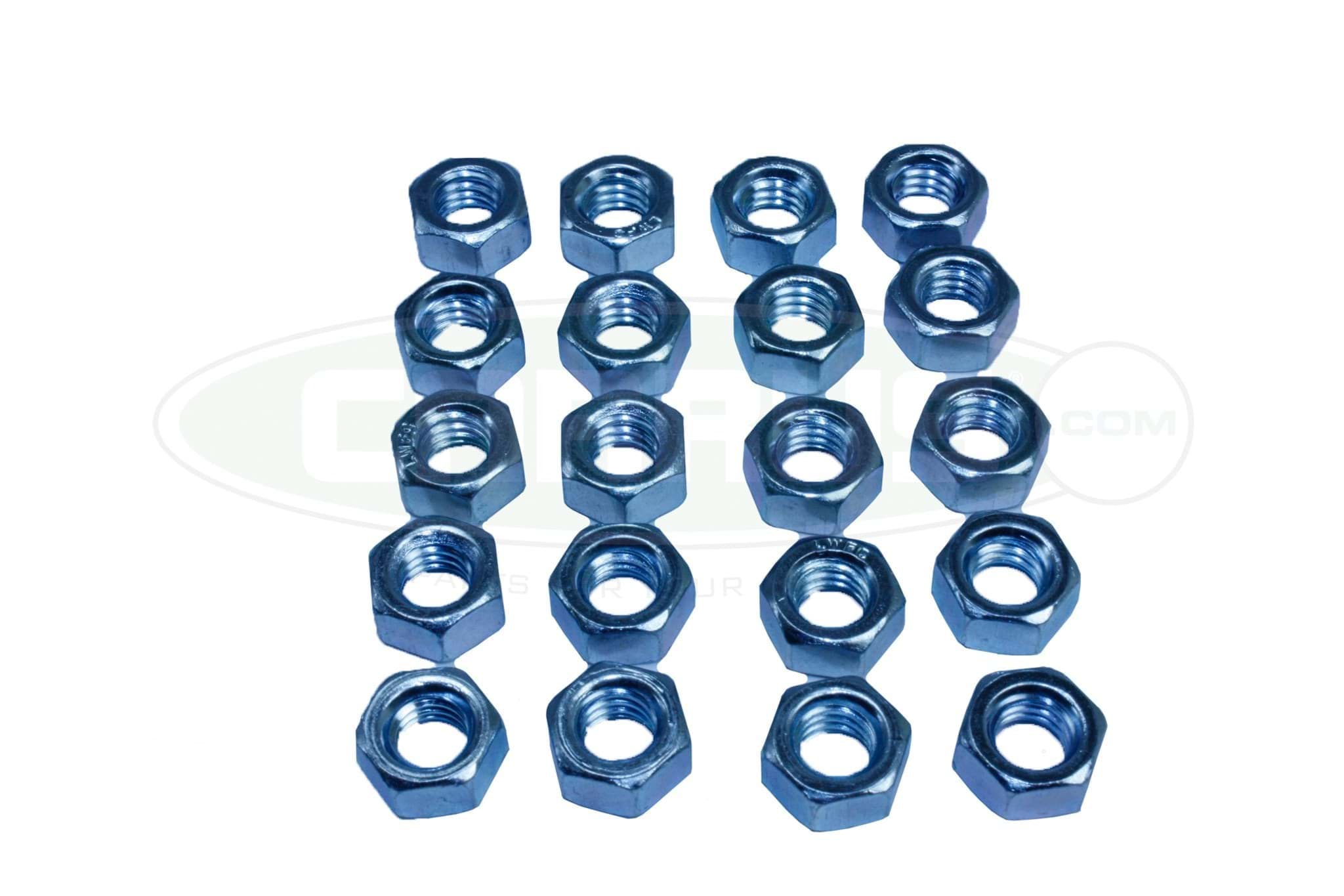 Picture of Zinc plated steel nut, 5/16"-18 (20/Pkg)