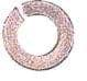 Picture of Zinc plated steel split lock washer 1/4" (100/Pkg)